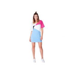 Virgo Dress (Pastel). Niebieskie sukienki damskie OKUAKU, xl, bez wzorów, z bawełny, bez kołnierzyka, bez rękawów, midi. Za 199,00 zł.