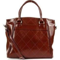 Elegancki kuferek ze skóry naturalnej DAN-A T255 koniak - koniakowy. Kuferki damskie DAN-A, bez wzorów, ze skóry, eleganckie, bez dodatków. Za 279,99 zł.