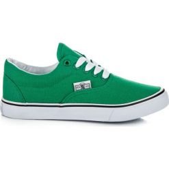 Trampki damskie slip on: Tenisówki ALEXANDRIA odcienie zieleni