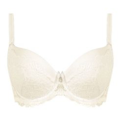 Bielizna damska: Biustonosz push-up "Nicole" w kolorze perłowym