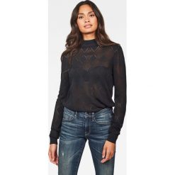 G-Star Raw - Sweter. Czarne swetry damskie G-Star RAW, s, bez wzorów, z wiskozy, retro, bez rękawów, bez kaptura. Za 369,90 zł.