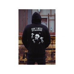 Bluzy męskie: BLUZA SKULL WHITE