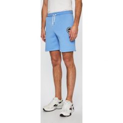 Hype - Szorty sportowe. Niebieskie spodenki sportowe męskie Hype, s, z aplikacjami, z bawełny, sportowe. W wyprzedaży za 129,90 zł.