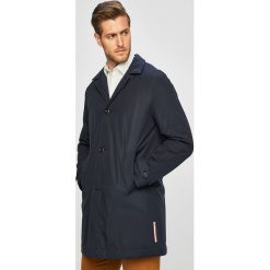 Tommy Hilfiger - Kurtka. Niebieskie płaszcze męskie TOMMY HILFIGER, s, bez wzorów, z poliesteru, bez kaptura. W wyprzedaży za 999,90 zł.