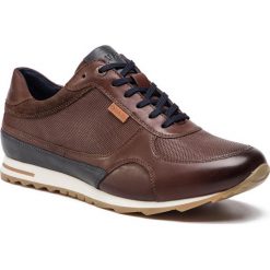 Sneakersy QUAZI - QZ-12-02-000106 604. Pomarańczowe sneakersy męskie QUAZI, na co dzień, bez wzorów, ze skóry, bez zapięcia. Za 239,00 zł.