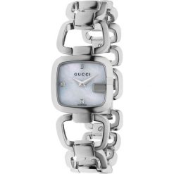 ZEGAREK GUCCI G-GUCCI YA125502. Białe zegarki damskie marki GUCCI, ze stali. Za 3740,00 zł.