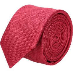 Krawaty męskie: krawat platinum czerwony classic 213