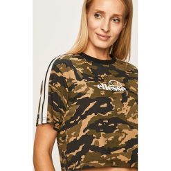 Ellesse - T-shirt. Bluzki damskie Ellesse, bez wzorów, z elastanu, z okrągłym kołnierzem. W wyprzedaży za 99,90 zł.