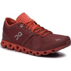 Buty ON - Cloud X 00020 Sienna/Rust 99905. Czerwone buty sportowe męskie On, z tworzywa sztucznego, bez zapięcia, do biegania. Za 649,00 zł.