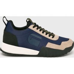 G-Star Raw - Buty. Niebieskie buty sportowe męskie G-Star RAW, ze skóry, na sznurówki. W wyprzedaży za 369,90 zł.