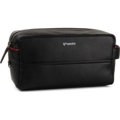 Kosmetyczka VALENTINI - 001-06540-0407-01 Black/Dark red. Czarne kosmetyczki męskie Valentini, ze skóry. W wyprzedaży za 209,00 zł.