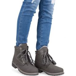 Trapery damskie Bestelle WNH-1 Szare. Szare botki damskie Bestelle, z gumy, eleganckie. Za 89,00 zł.
