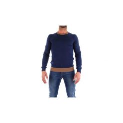Swetry Trussardi 52M00157-0F000183. Niebieskie swetry męskie marki Trussardi, xl, bez wzorów, bez kołnierzyka, bez kaptura. Za 225,51 zł.