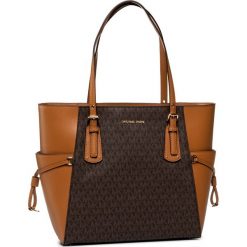 Torebka MICHAEL MICHAEL KORS - Voyager 30F8GV6T4B Brn/Acorn. Pomarańczowe torebki klasyczne damskie MICHAEL Michael Kors, bez wzorów, ze skóry ekologicznej, klasyczne, duże, bez dodatków. Za 1079,00 zł.