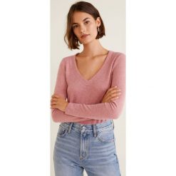 Mango - Top Beropic. Szare topy damskie marki Mango, l, z elastanu. Za 69,90 zł.