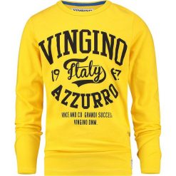 Koszulka "Jouris" w kolorze żółtym. Żółte t-shirty chłopięce Vingino, z nadrukiem, z bawełny, bez rękawów. W wyprzedaży za 59,95 zł.