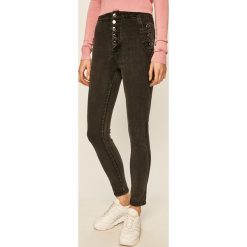 Tally Weijl - Jeansy Moky. Szare jeansy damskie TALLY WEIJL, z podwyższonym stanem. W wyprzedaży za 99,90 zł.