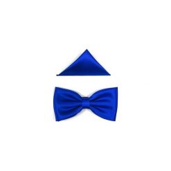 Niebieska szeroka mucha męska - kobalt B22. Niebieskie muszki męskie Modini Moda Męska, na co dzień, bez wzorów, z tkaniny, eleganckie. Za 45,00 zł.