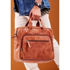 Torba skórzana na laptopa Always Wild LAP513 camel - camel. Brązowe torby na laptopa . Za 374,99 zł.