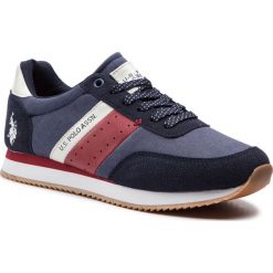 Sneakersy U.S. POLO ASSN. - Tibery NOBIL4135S9/TH1 Navy. Niebieskie sneakersy męskie U.S. Polo Assn., na co dzień, bez wzorów, ze skóry ekologicznej, klasyczne, bez zapięcia. W wyprzedaży za 199,00 zł.