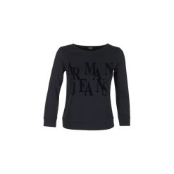 Bluzy Armani jeans JAUD. Czarne bluzy damskie marki Armani Jeans, z jeansu. Za 519,20 zł.
