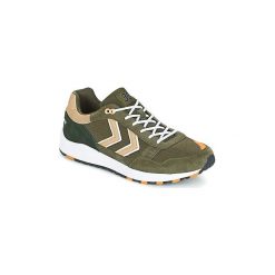 Buty Hummel 3S SPORT. Zielone buty sportowe damskie Hummel, bez wzorów, bez zapięcia. Za 319,20 zł.