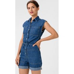 Pepe Jeans Gemma Kombinezon Niebieski. Niebieskie spodnie damskie Pepe Jeans, s, z bawełny. Za 511,95 zł.