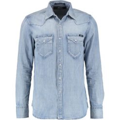 Replay Koszula blue denim. Niebieskie koszule damskie Replay, s, bez wzorów, z bawełny, bez kołnierzyka, bez rękawów. Za 409,00 zł.