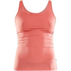 Craft Koszulka Essential Orange S. Pomarańczowe topy sportowe damskie Craft, s, bez wzorów, bez kołnierzyka, bez rękawów, bez kaptura, na fitness i siłownię. Za 67,00 zł.