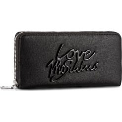 Portfele damskie: Duży Portfel Damski LOVE MOSCHINO – JC5519PP15LE000A Nero