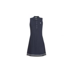 Sukienki krótkie U.S Polo Assn. AUDREY DRESS POLO. Niebieskie sukienki damskie U.S. Polo Assn., s, bez wzorów, polo, z krótkim rękawem, krótkie, mini. Za 399,00 zł.