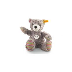 Steiff Maskotka Miś Lucky, 27 cm, kolor szary. Szare przytulanki i maskotki marki Steiff, z tworzywa sztucznego. Za 153,00 zł.