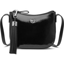 Tamaris torebka crossbody Magda 3151192, czarna S. Czarne torebki klasyczne damskie Tamaris, bez wzorów, ze skóry, bez dodatków. Za 189,00 zł.