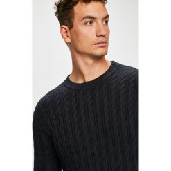Scotch & Soda - Sweter. Czarne swetry klasyczne męskie Scotch & Soda, l, z bawełny, z okrągłym kołnierzem. Za 429,90 zł.