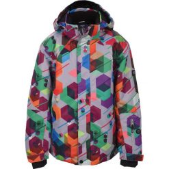 Kurtki chłopięce przeciwdeszczowe: BEJO Kurtka Juniorska NEYO JR Grey/Geometric Print r. 158