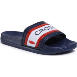 Klapki CROSS JEANS - FF2R4160C Navy. Niebieskie klapki damskie Cross Jeans, bez wzorów, z jeansu, bez obcasa. Za 59,00 zł.