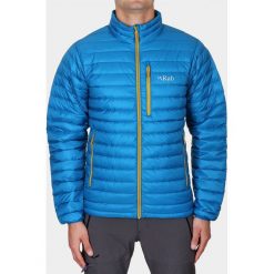 Kurtki sportowe męskie: RAB RAB Męska Kurtka Puchowa Microlight Jacket Niebieska r. M