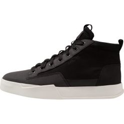 GStar RACKAM CORE MID Sneakersy wysokie black. Czarne trampki męskie G-Star, bez wzorów, ze skóry ekologicznej, bez zapięcia. Za 519,00 zł.