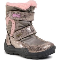 Śniegowce PRIMIGI - GORE-TEX 6383011 M Taupe. Pomarańczowe śniegowce dziewczęce Primigi, bez zapięcia. Za 309,00 zł.