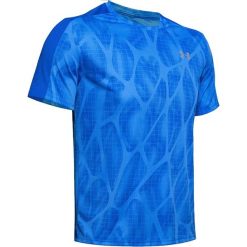 Under Armour Speed Stride Printed Tee 1326778-486. Niebieskie t-shirty męskie Under Armour, l, bez wzorów, z poliesteru, bez kołnierzyka. W wyprzedaży za 129,99 zł.
