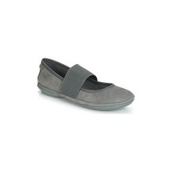 Baleriny Camper RIGHT NINA BRIDE. Szare baleriny damskie Camper, bez wzorów, bez obcasa. W wyprzedaży za 423,20 zł.