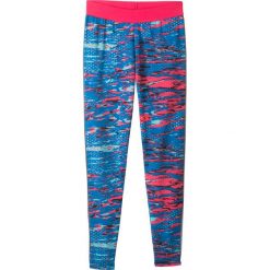 Legginsy sportowe damskie: Legginsy sportowe z kieszonką z zamkiem bonprix różowo-morski