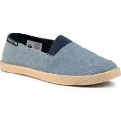 Espadryle QUIKSILVER - AQYS700053 Xbwb. Niebieskie espadryle męskie Quiksilver, na co dzień, bez wzorów, z tworzywa sztucznego, bez zapięcia. Za 169,00 zł.