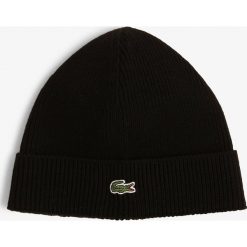 Lacoste - Czapka męska, czarny. Czarne czapki męskie Lacoste, bez wzorów, z wełny. Za 179,95 zł.