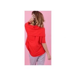 Bluzy damskie: WYLUZOWANA BLUZA GINGER – CZERWONA