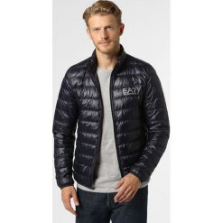 EA7 Emporio Armani - Męska kurtka puchowa, niebieski. Niebieskie kurtki męskie EA7 Emporio Armani, xxl, bez wzorów, z puchu, bez kaptura. Za 499,95 zł.