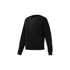 Bluzy Reebok Sport Bluza Training Supply Crew. Czarne bluzy damskie bez kaptura Reebok Sport, xs, bez wzorów, bez rękawów. Za 179,00 zł.