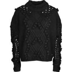 Guess Sweter "Vanda". Swetry damskie Guess, z aplikacjami, z dzianiny, krótkie. Za 299,00 zł.