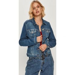 Tally Weijl - Kurtka jeansowa. Niebieskie kurtki damskie TALLY WEIJL, s, bez wzorów, z elastanu, krótkie, bez kaptura. Za 129,90 zł.