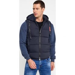 Granatowa Kamizelka Tinnila. Niebieskie kurtki męskie Born2be, xl, bez wzorów. Za 119,99 zł.